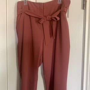 NWOT. Beautiful rose colored dress pants.